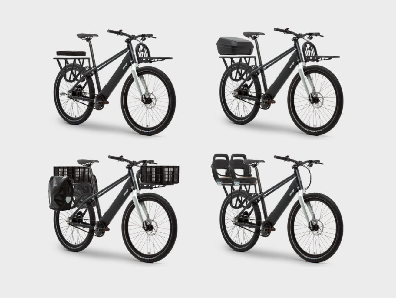 Ahooga Modular electric cargo bike Dublin