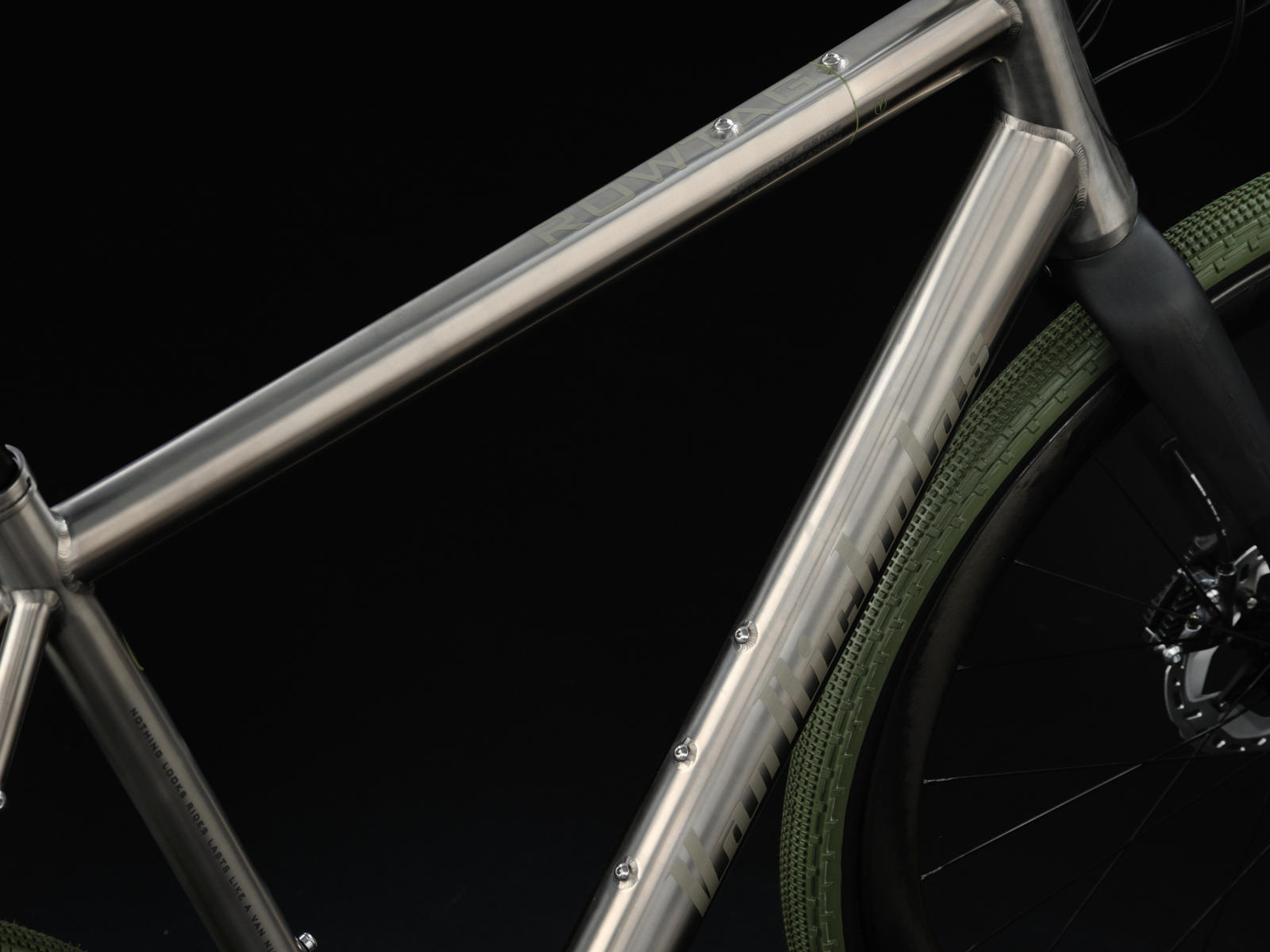 van nicholas gravel bike Van Nicholas Rowtag titanium Adventure bike