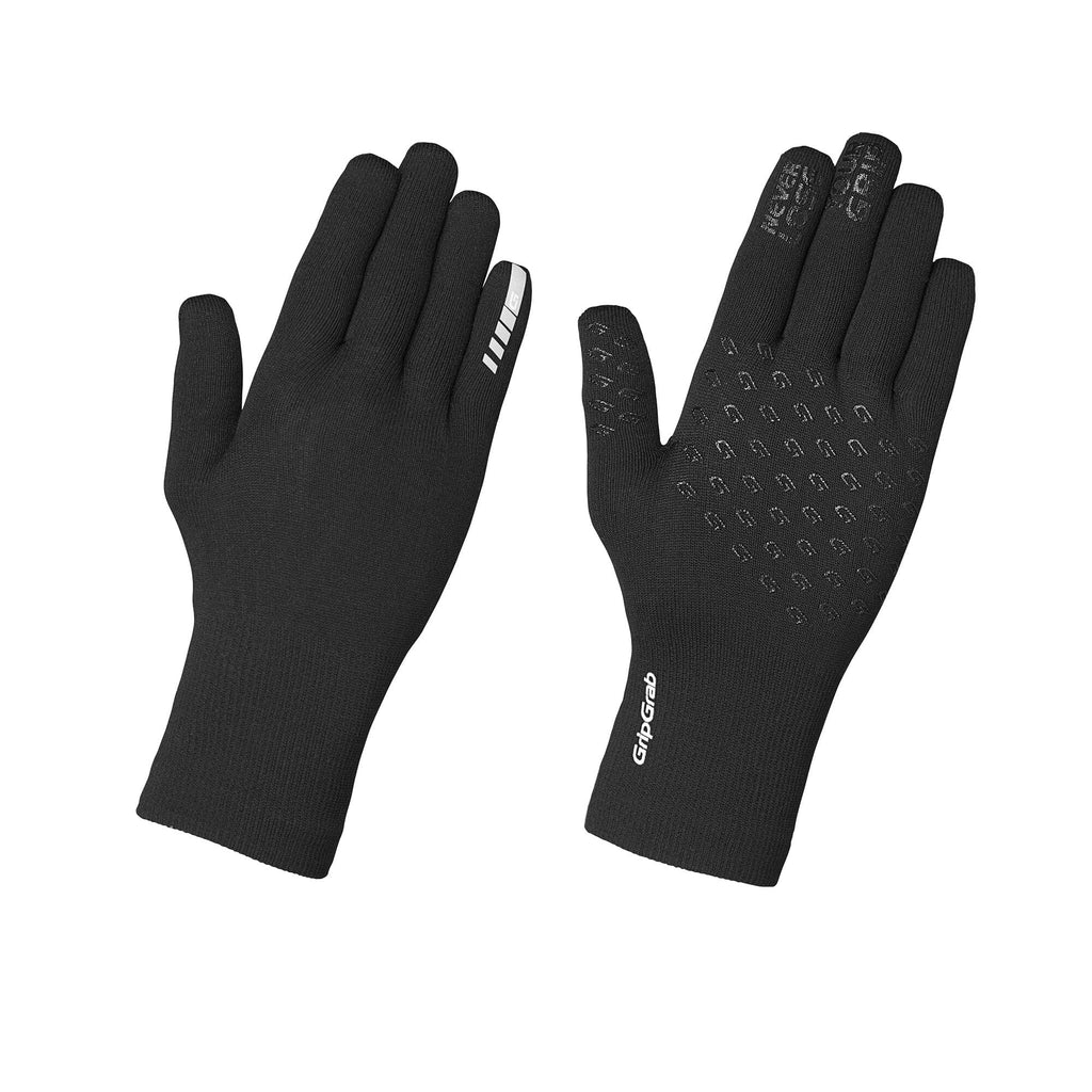 Grip Grab Knitted Waterproof Gloves - Black Accessories Rothar bikes and accessories 