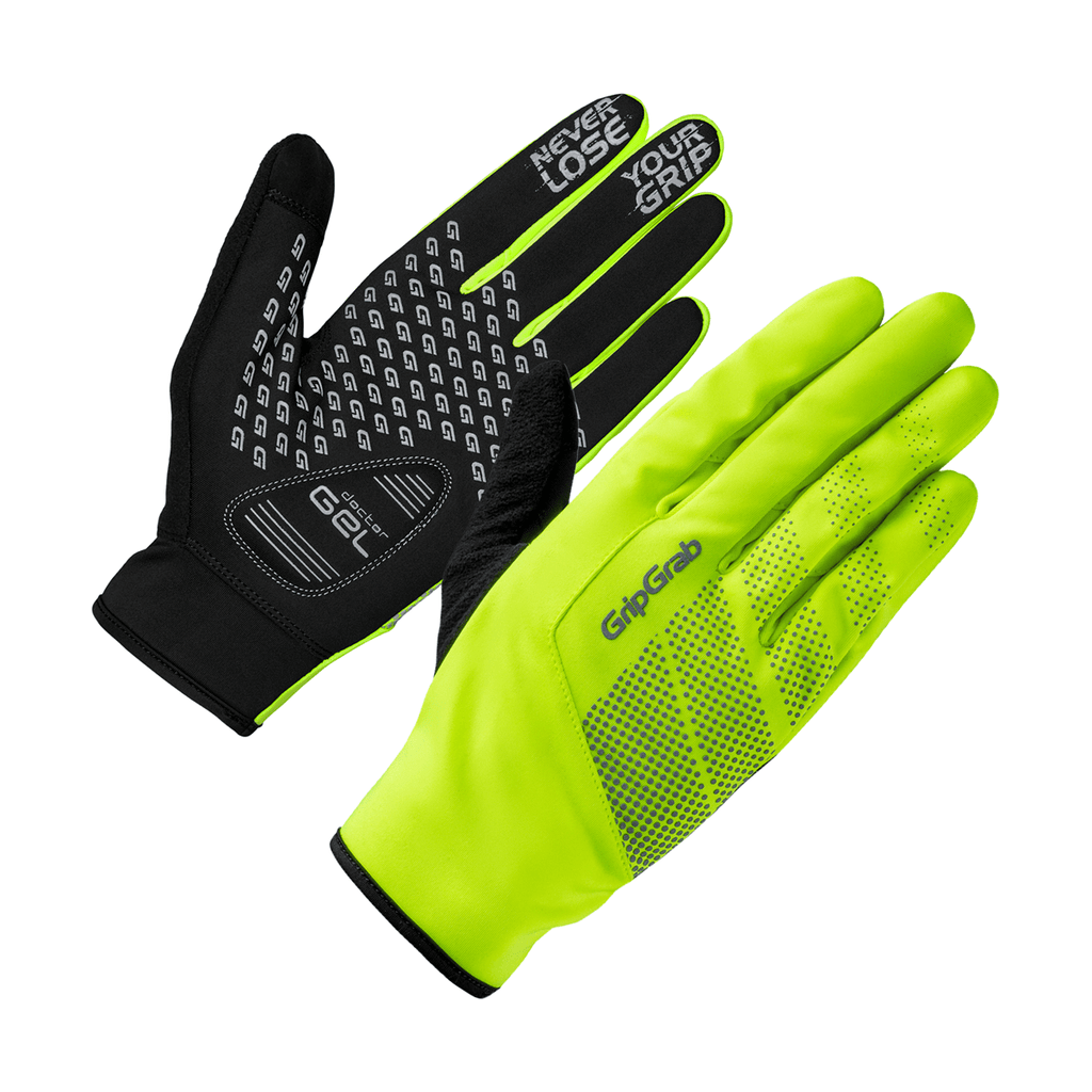 Grip Grab Ride Windproof High viz gloves Accessories Rothar bikes and accessories 