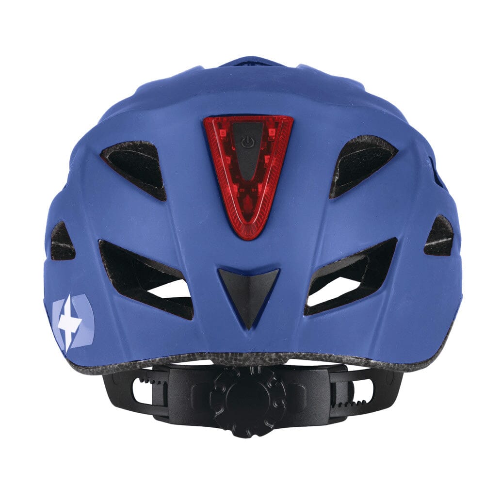 Oxford Metro V helmet (Built in Light) - blue Accessories Rothar bikes and accessories 