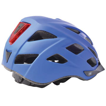 Oxford Metro V helmet (Built in Light) - blue Accessories Rothar bikes and accessories 