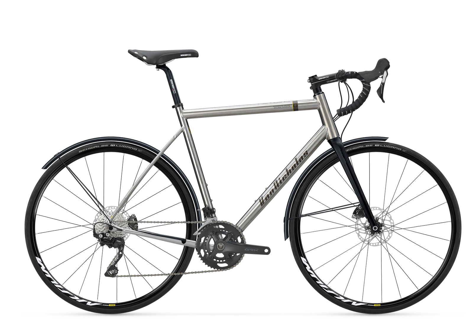 Titanium touring sale bike disc brakes